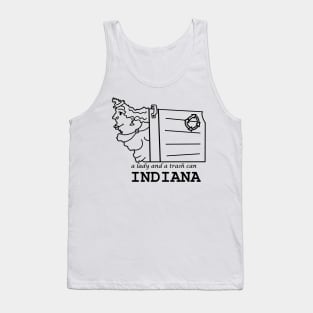 A funny map of Indiana 2 Tank Top